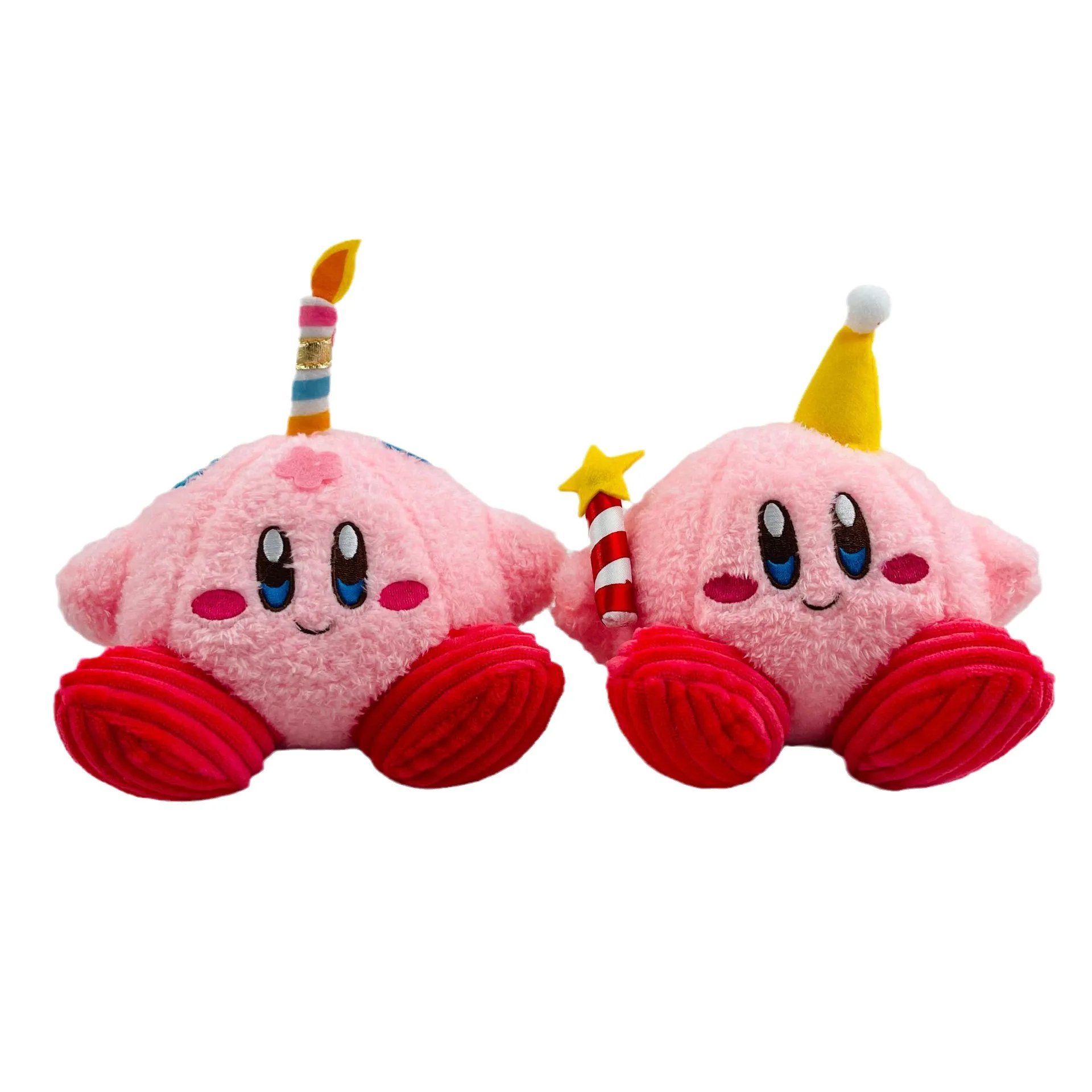 11 см Kirby Pink Maiden Cake Candle Игрушки Kawaii Kirby Room Decor Фестиваль Детский подарок На День Рождения Креативные Подарки Изображение 1