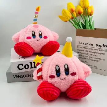 11 см Kirby Pink Maiden Cake Candle Игрушки Kawaii Kirby Room Decor Фестиваль Детский подарок На День Рождения Креативные Подарки