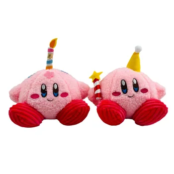 11 см Kirby Pink Maiden Cake Candle Игрушки Kawaii Kirby Room Decor Фестиваль Детский подарок На День Рождения Креативные Подарки 2