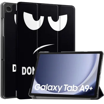 2023 Для Samsung Galaxy Tab A9 Plus 11 дюймов A9 + Трехстворчатая Подставка из искусственной кожи Чехол для SM-X210 SM-X215 SM-X216 1