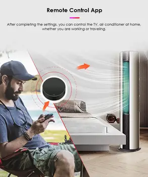 ИК-пульт дистанционного управления Tuya Smart Life WiFi Универсальное инфракрасное управление умным домом для телевизора DVD AUD AC Работает с Amz Alexa Google Home 2