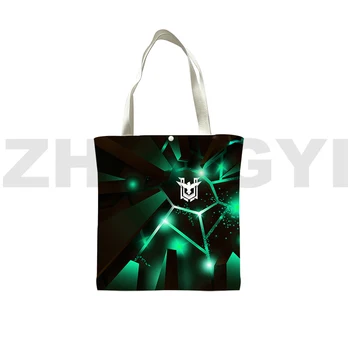 3D Free Fire Garena Многоразовая сумка через плечо Винтажная холщовая сумка для покупок в стиле аниме Харадзюку для мальчиков и девочек, сумки через плечо для женщин 1