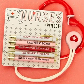 Ручки медсестры, новые шариковые ручки для письма, канцелярские принадлежности, школьные канцелярские принадлежности H7EC 1