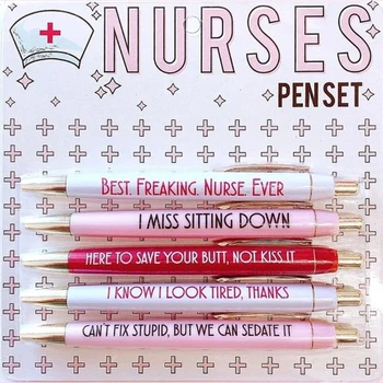 Ручки медсестры, новые шариковые ручки для письма, канцелярские принадлежности, школьные канцелярские принадлежности H7EC 2