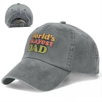 Лучшие В мире Шляпы Для Папы-Дальнобойщика Из Модного Потертого Денима 2023, Подарок На День Отцов, Бейсболка Snapback Для Мужчин И Женщин, Регулируемая 2